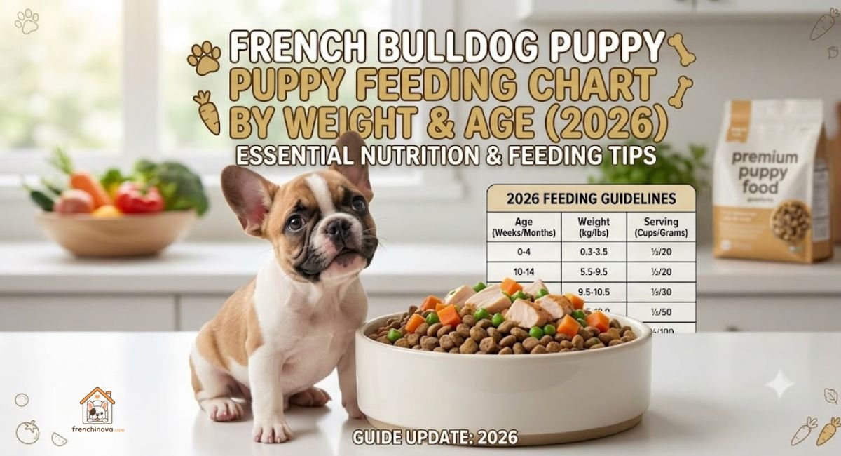 French Bulldog Puppy Feeding Chart by Weight & Age