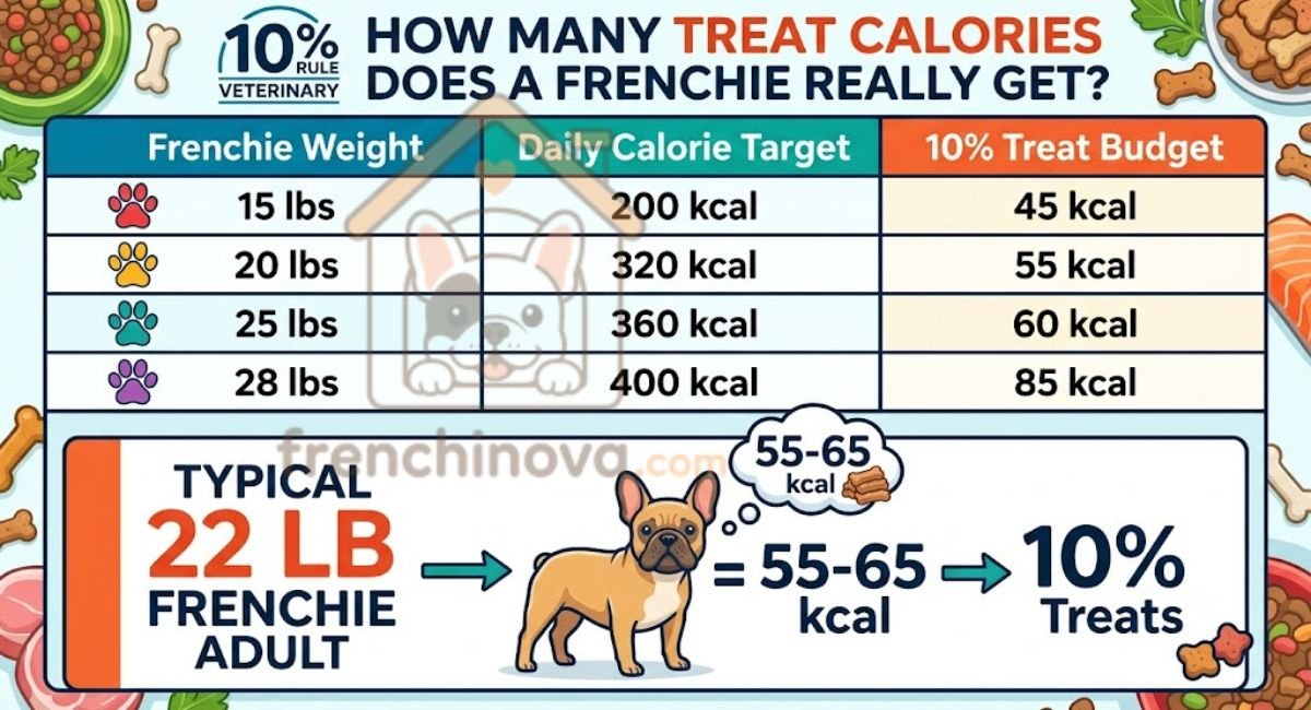 How Many Treat Calories Does a Frenchie Really Get?