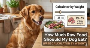 How Much Raw Food Should My Dog Eat? (Free Calculator by Weight)