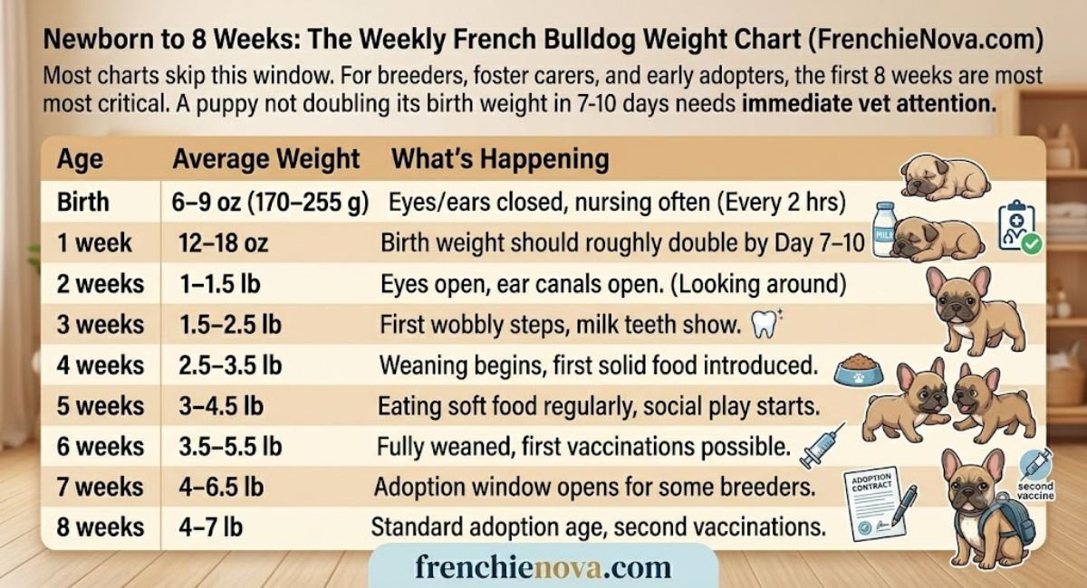 Newborn to 8 Weeks The Weekly Weight Chart Newborn to 8 Weeks: The Weekly Weight Chart