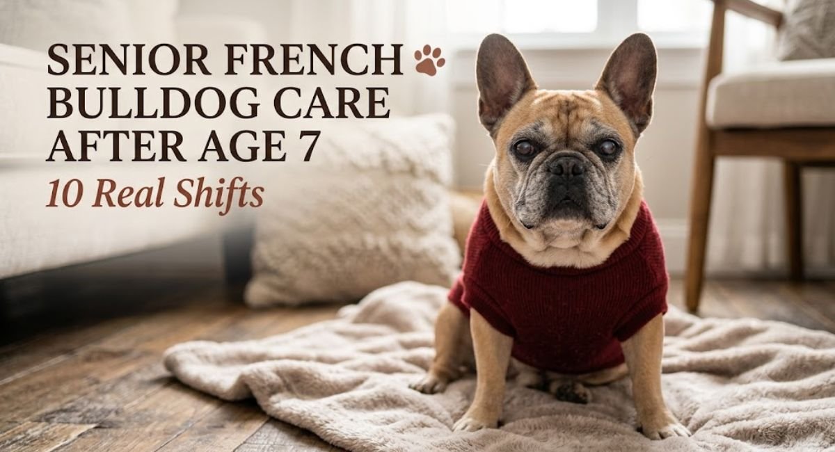 Senior French Bulldog Care After Age 7: 10 Real Shifts