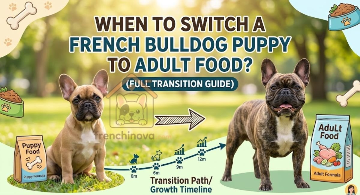 When to switch a French Bulldog Puppy to Adult Food? (Full Transition Guide)