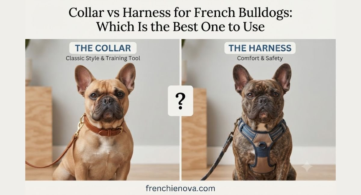 Collar vs Harness for French Bulldogs: Which Is the Best One to Use