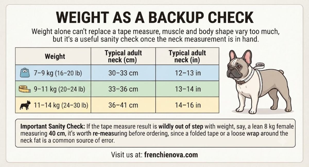 French Bulldog Collar Measurement: The Weight Sanity Check 