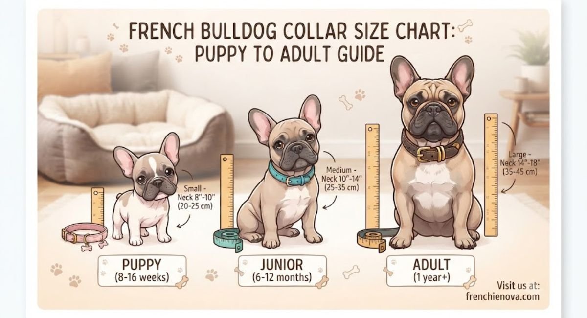 French Bulldog Collar Size Chart: Puppy to Adult Guide