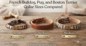French Bulldog vs Pug vs Boston Terrier Collar Sizes Compared