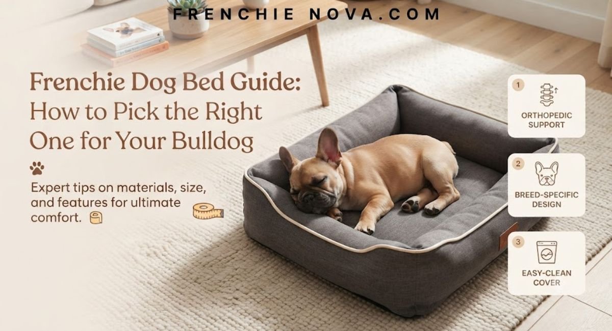 Frenchie Dog Bed Guide: How to Pick the Right One for Your Bulldog