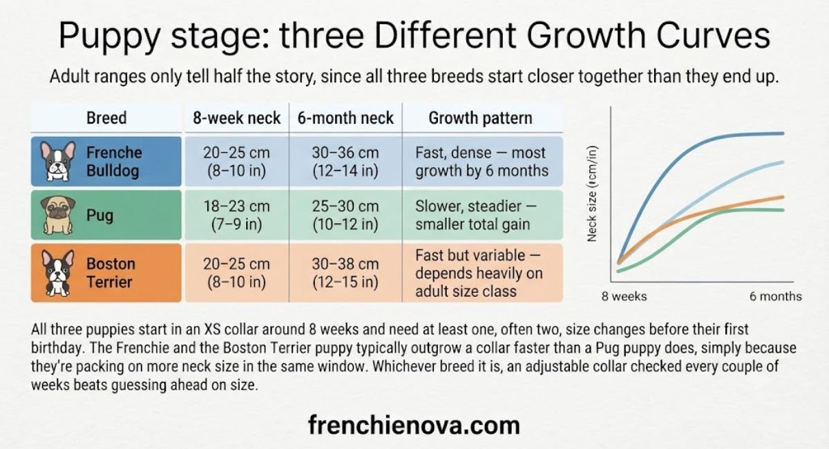 Puppy stage: Three Different Growth Curves